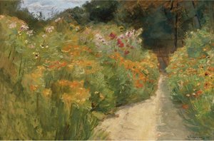Blomsterbuske i Wannsee -haven